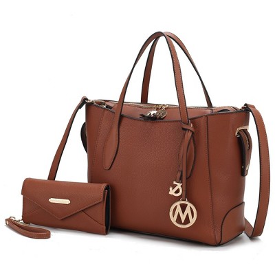 MKF Collection Bruna Vegan Leather Women’s Tote Bag with Wallet by Mia K