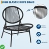 Outdoor 3-Piece Seating Acapulco Chair All Weather Small Patio Bistro Set of 2 Chairs - 3 of 4