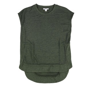 bar III Womens Ribbed Trim Pullover Sweater - 1 of 2
