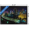 Trends International Cityscapes - Venetian Causeway Framed Wall Poster Prints - 3 of 4