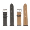 Unique Bargains Women's Men's Cowhide Watch Bands 24mm Gray 1 Pc - 4 of 4