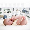 Sweet Jojo Designs Boy BreathableBaby Breathable Mesh Crib Liner Construction Truck Green Blue White - 3 of 4