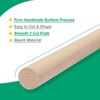 Unique Bargains Arts Crafts Garden Christmas Decoration Round Natural Wood Sticks - 4 of 4
