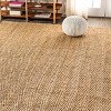 Espina Hand Woven Herringbone Chunky Jute Indoor Area Rug - JONATHAN Y - image 3 of 4