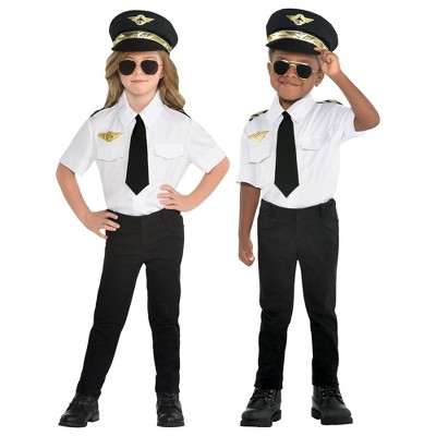 Kids' Pilot Halloween Costume Kit One Size