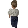 Doll Clothes Superstore Tweed Hand Knit Sweater Set For Boy Or Girl Cabbage Patch And Baby Dolls - 4 of 4
