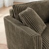 Spassway Corduroy Lounge Chair, 33"H x 46.5"W, Perfect for Living Rooms, Bedrooms Reading Books, Gray/Beige/Blue/Brown/Pink Available - 3 of 4