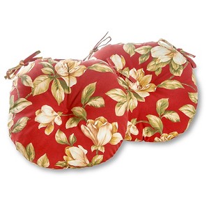 Kensington Garden 2pc 15"x15" Outdoor Seat Cushions - 1 of 4
