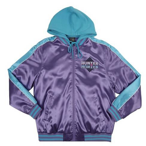 Bomber Lightweight Satin Charlotte Hornets Jacket - HJacket