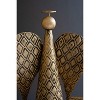 Kalalou Set of Three Tabletop Christmas Angels – Antique Gold Finish (Min 2) - 4 of 4