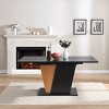 NicBex Modern Geometric Extendable Dining Table with Sturdy Base,Modern Rectangular Home Kitchen Table,Dining Room Furniture - 2 of 4