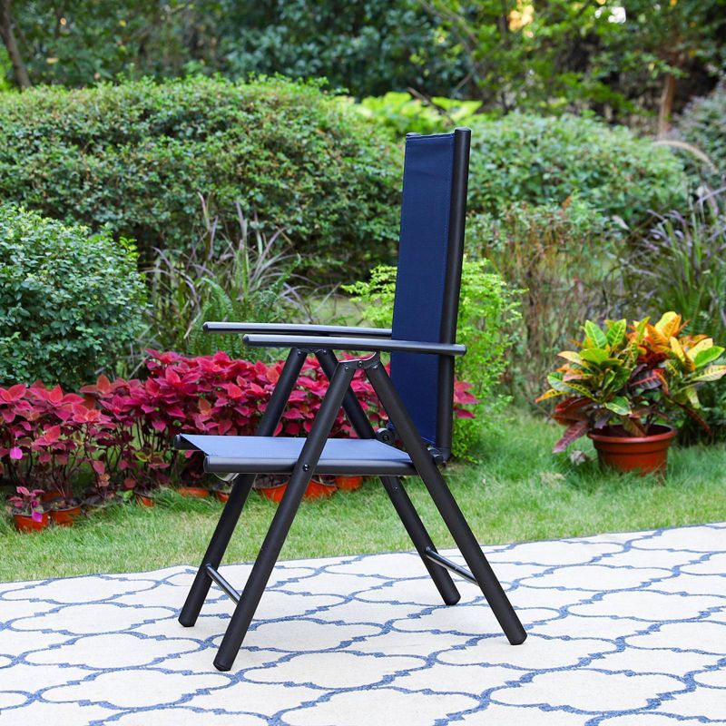 2pk Outdoor 7 Position Arm Chairs with High Backs & Aluminum Frames - Captiva Designs
, 4 of 15