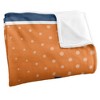 Bucknell University Logo Dots Silky 50x60 Blanket, 1 Sided - 3 of 4