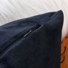 Gulches Halloween Lumbar Pillow "Trick or Treat" ¨C Embroidered Black Cushion with Insert, Spooky Spider Accents - 4 of 4