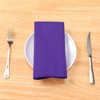 Unique Bargains Wedding Restaurant Cocktail Party Polyester Napkins 18 x 18 Inches 6 Pcs - 4 of 4
