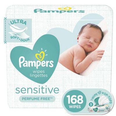 pampers sensitive wipes