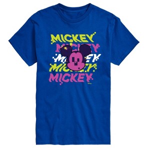Men's - Disney - Mickey Stacked Short Sleeve Graphic T-Shirt - 1 of 4