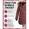 CANADA WEATHER GEAR Women's Winter Jacket - Heavyweight Long Length Bubble Puffer Parka (S-3X) - 2 of 3