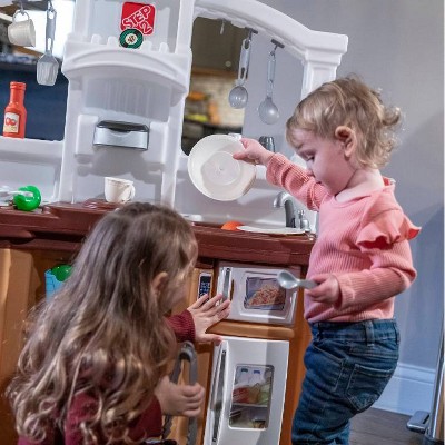 Step2 Fun with Friends Tan Plastic Play Kitchen Set