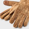 Men's Faux Shearling Suede Gloves - Goodfellow & Co™ Tan - 2 of 3