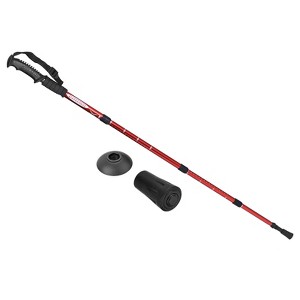 Unique Bargains Collapsible T Handle Hiking Trekking Pole with Mud Basket 21-43 Inch - 1 of 4