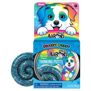 Crazy Aaron's Playful Puppy Putty Pets - Full Size 4" Thinking Putty Tin - 1 of 1