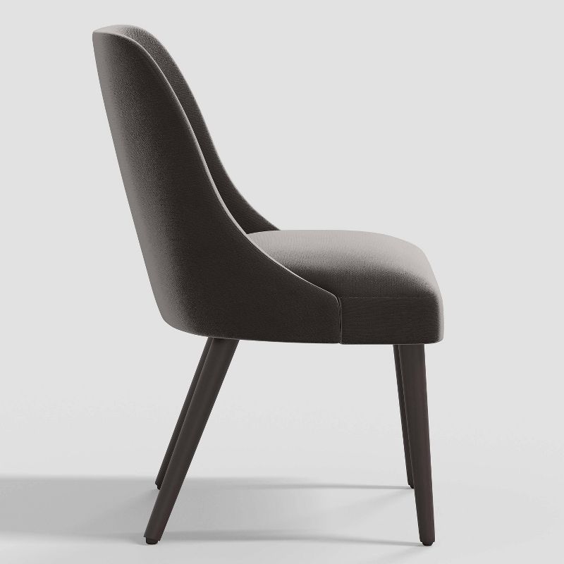 Geller Modern Dining Chair in Shiny Velvet Mystere - Threshold™, 3 of 8
