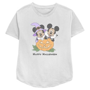 Women's Mickey & Friends Mousey Halloween T-Shirt - 1 of 3