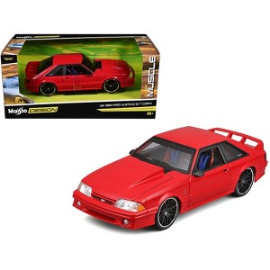 1993 Ford Mustang SVT Cobra Red "Classic Muscle" "Maisto Design" Series 1/24 Diecast Model Car by Maisto - 1 of 4
