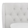 Skyline Furniture Tufted Velvet Upholstered Wingback Bed - 4 of 4