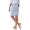 Women's Classic 5-Pocket Denim Skirt - Available in Plus Size Light Wash - 2 of 4