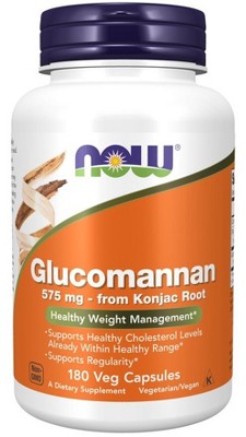 Glucommanan 575 mg by Now Foods  -  180 Capsule