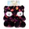 Love 83 3D Plush & Comfy Tye Die Collection Teddy Bear Novelty Slipper - Makes A Great Holiday & Birthday Present - 4 of 4
