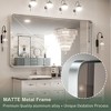 Keonjinn Framed Wall Mirror, Modern Rectangular Bathroom Vanity Mirror, Wall Mounted - 2 of 4