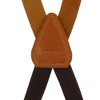 CTM Coated Leather Clip-End 3/4 Inch Suspenders - 2 of 4