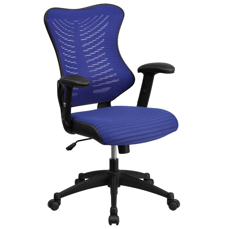 Flash Furniture High Back Designer Mesh Executive Swivel Ergonomic Office Chair with Adjustable Arms, 1 of 12