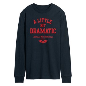 Men's - Mean Girls - Little Bit Dramatic Around Holidays Long Sleeve Graphic T-Shirt - 1 of 4