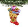 Huras 6.0 Inch Classic Christmas Stocking Ornament Presents Gifts Mantle Tree Ornaments - 3 of 3