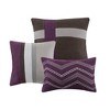 Gracie Mills Kimberly 7-Piece Contemporary Microsuede Comforter Set - 4 of 4
