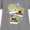 - SpongeBob SquarePants - Christmas  Photo Collage Graphic Short Sleeve Fleece Dress - 2 of 4