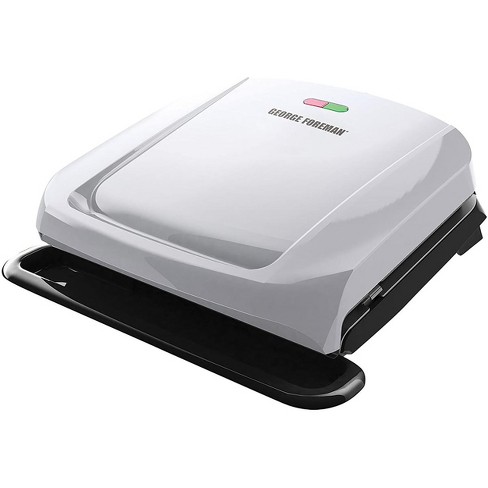 George Foreman 5 Serving Non Stick Grill And Panini 4 H x 12 12 W x 11 12 D  Red - Office Depot