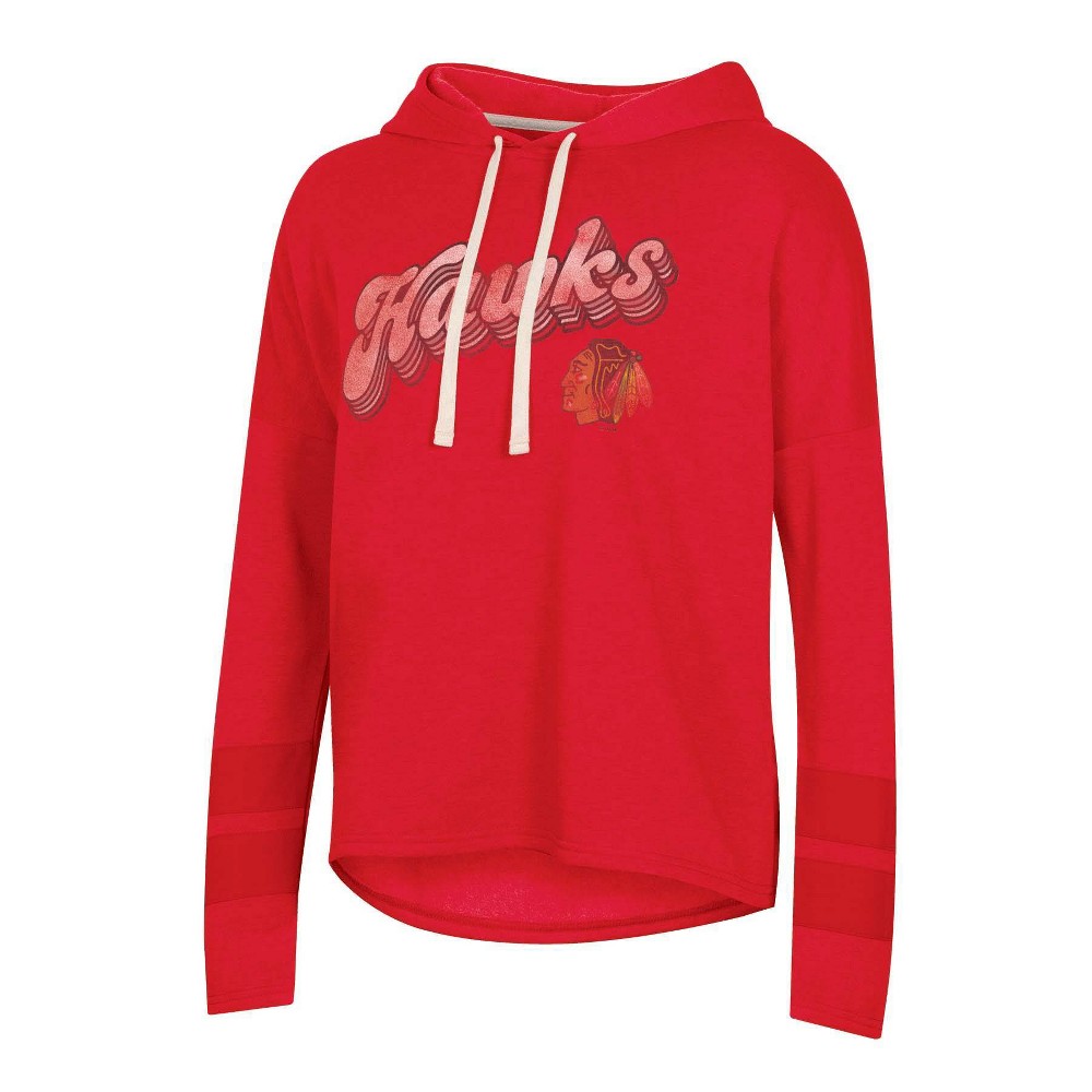 NHL Chicago Blackhawks Women's Center Ice Fleece Hoodie - S