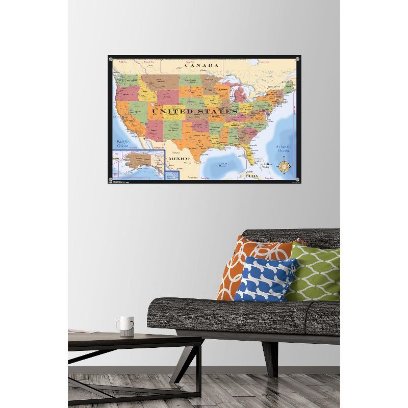 Trends International Map - USA Time Zones Unframed Wall Poster Prints, 2 of 7