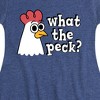 Girls' - Instant Message - What The Peck Chicken Fit & Flair Cap Sleeve Graphic Dress - 2 of 4