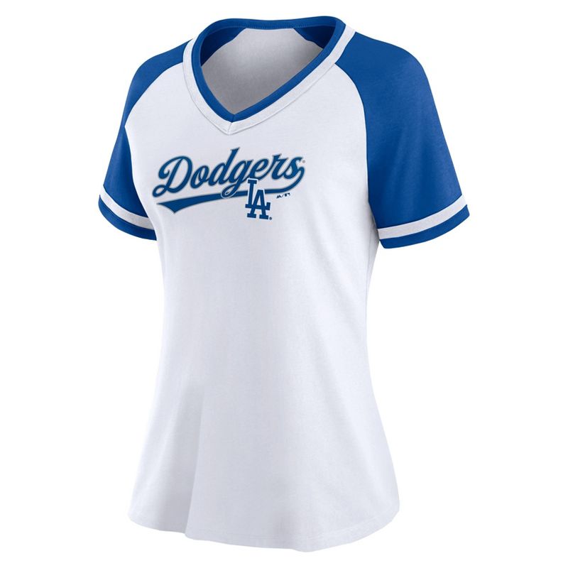MLB Los Angeles Dodgers Women&#39;s Jersey T-Shirt, 2 of 4