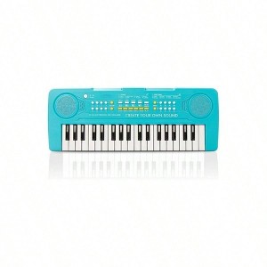 Keyboard Piano 37 Keys Electronic Piano, Multifunction Music Toy Blue - 1 of 4
