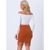 Allegra K Women's Boho Summer Beach Casual Fringe Midi Skirt - 3 of 4