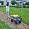 HANPURE Tools cart Wagon Cart Garden cart trucks make it easier to transport firewood - 3 of 4
