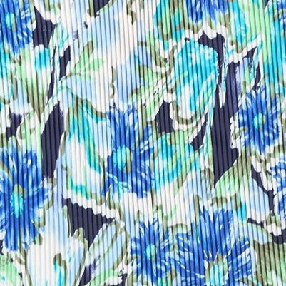 navy watercolor floral
