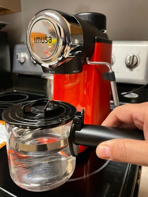 Imusa 4 Cup Epic Electric Espresso/Cappuccino Maker (Cafe Cubano,  Cortadito, Colada, Cafe con Leche), Red - Yahoo Shopping